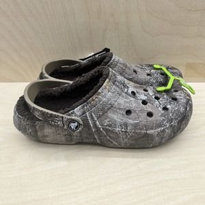 Crocs Classic Lined Realtree Camo Clog 205377-280 Unisex M9/W11